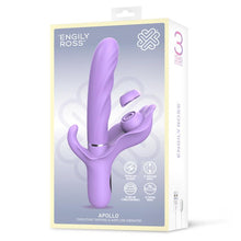 Carregar imagem no visualizador da galeria, Vibrador vaginal com movimento de sobe e desce e estimulador de clitóris por pulsação e ondas de pressão - Apollo - Engily Ross
