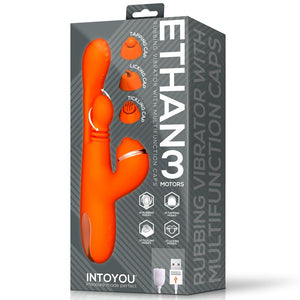 Vibrador vaginal com estimulador de clitóris 3 em 1 - Ethan
