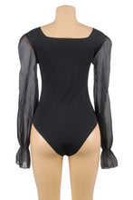 Carregar imagem no visualizador da galeria, Body preto de manga comprida - Paris Hollywood
