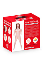 Carregar imagem no visualizador da galeria, Boneca insuflável com zonas íntimas realistas - 145cm - Hot Redhead - Candy dolls
