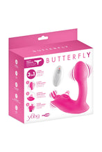 Carregar imagem no visualizador da galeria, 3 em 1 - Vibrador vaginal e clitóris com pulsação - Butterfly - Yoba
