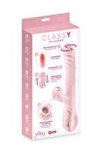 Carregar imagem no visualizador da galeria, Vibrador vaginal com estimulador de clitóris, aquecimento, rotação e sobe e desce - Classy - Yoba
