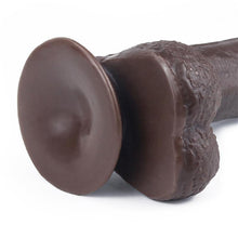 Carregar imagem no visualizador da galeria, Dildo deslizante com dupla camada 7” - Castanho - 18 cm - Sliding Skin - LoveToy
