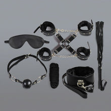 Carregar imagem no visualizador da galeria, Kit BDSM com 8 acessórios - Secret Bondage Black Collection - Secret Play
