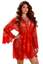 Carregar imagem no visualizador da galeria, Robe vermelho e tanga - Paris Hollywood
