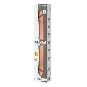 Dildo Realístico Duplo termo-reativo Dual Density - S - 38,5 cm - SilexD