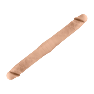 Dildo Realístico Duplo termo-reativo - Dual Density - M - 42,5 cm - SilexD