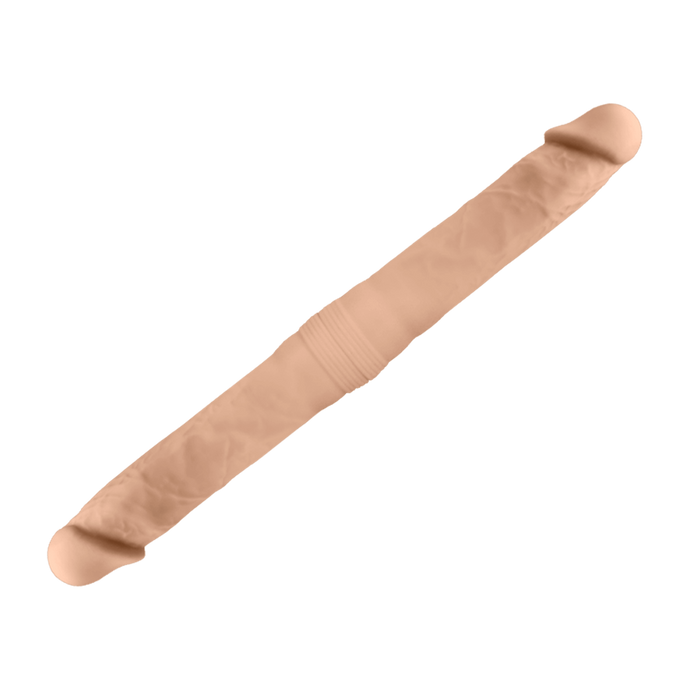 Dildo Realístico Duplo termo-reativo - Dual Density - M - 42,5 cm - SilexD