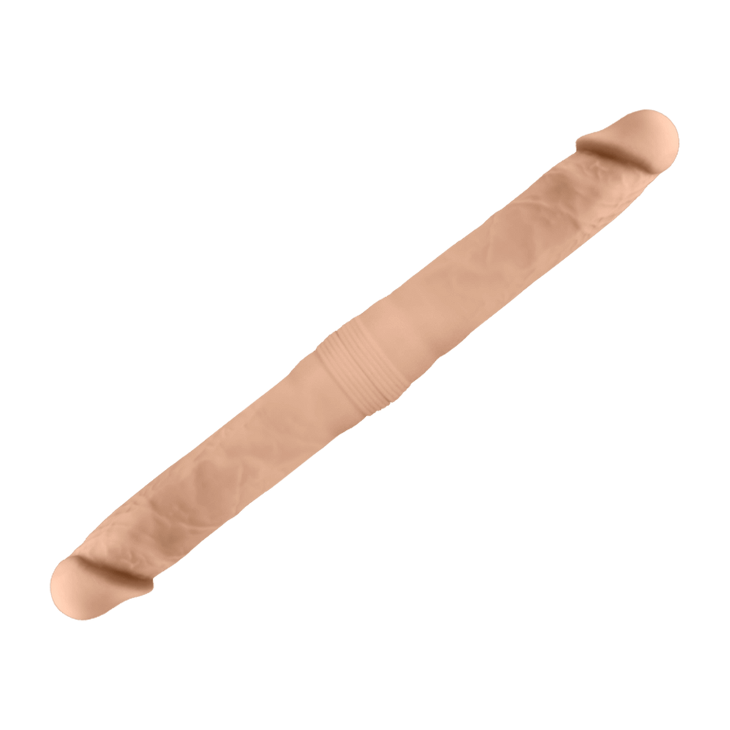 Dildo Realístico Duplo termo-reativo - Dual Density - M - 42,5 cm - SilexD