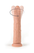 Carregar imagem no visualizador da galeria, Vibrador Ultra-Realista Recarregável com Comando e Movimento de Rotação - 21cm - R8 - Virgite
