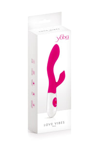 Vibrador Vaginal e Ponto G com Estimulador de Clitóris - Rosa - NAYA - Yoba