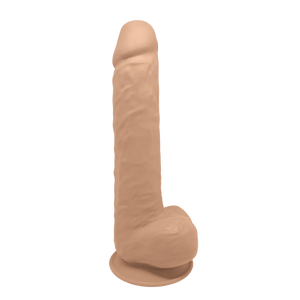 Dildo Realístico termo-reativo - 38cm - Bege - SilexD