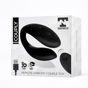 Vibrador duplo - para casal - com estimulador vaginal e clitóris - COUPLY - Tardenoche
