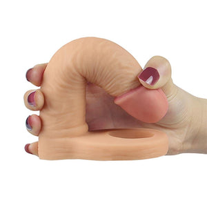 Strap-on - Dildo para dupla penetração - 15.6 cm - The Ultra Soft Double - Lovetoy
