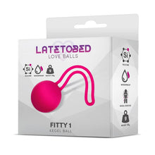 Carregar imagem no visualizador da galeria, Bola vaginal para exercícios pélvicos - Rosa - Fitty 1 - Latetobed
