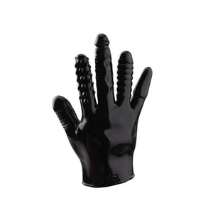 Luva com vibração e 5 texturas estimulantes - Chisa - Black Mont