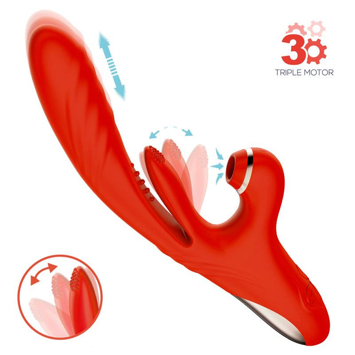 Vibrador multifunções 3 em 1 - No. Twentyfour - ACTION