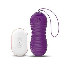 Carregar imagem no visualizador da galeria, Ovo vibratório vaginal com comando + Movimento de sobe e desce - Roxo - Orio
