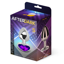 Carregar imagem no visualizador da galeria, Plug anal com joia de coração - Purple lavender - S - AfterDark
