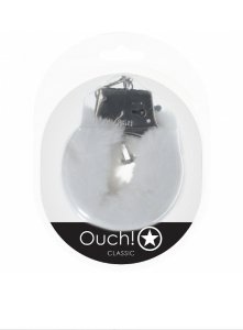 Algemas de metal com pêlo branco - Ouch!