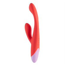 Carregar imagem no visualizador da galeria, Vibrador vaginal com estimulador de clitóris - Double beat – Love signal
