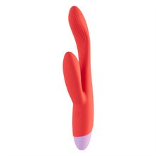 Carregar imagem no visualizador da galeria, Vibrador vaginal com estimulador de clitóris - Double beat – Love signal
