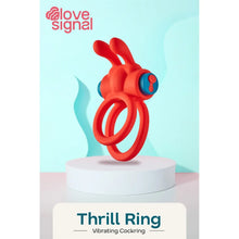Carregar imagem no visualizador da galeria, Anel duplo para pénis e testículos com vibração - Thrill ring - Love signal
