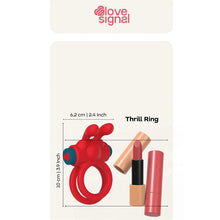 Carregar imagem no visualizador da galeria, Anel duplo para pénis e testículos com vibração - Thrill ring - Love signal
