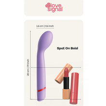 Carregar imagem no visualizador da galeria, Vibrador vaginal e ponto G - Lilás - Spot on Bold - Dream Toys
