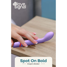 Carregar imagem no visualizador da galeria, Vibrador vaginal e ponto G - Lilás - Spot on Bold - Dream Toys
