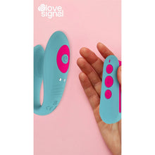 Carregar imagem no visualizador da galeria, Vibrador duplo - para casal - com comando - Lover’s vibe - Love Signal
