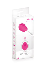 Carregar imagem no visualizador da galeria, Ovo vibratório vaginal com comando - Love egg 2 - Rosa - Yoba
