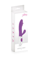 Carregar imagem no visualizador da galeria, Vibrador Vaginal e Ponto G com Estimulador de Clitóris - Roxo - Elya - Yoba
