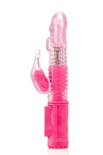 Carregar imagem no visualizador da galeria, Vibrador vaginal com estimulador de clitóris - Rosa - Rabbit Vibrator - Zenn
