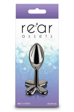 Carregar imagem no visualizador da galeria, Plug anal em alumínio cónico - Preto - Rear assets
