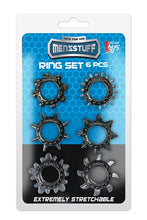 Carregar imagem no visualizador da galeria, Conjunto 6 anéis penianos -Ring set 6 pcs - Menzstuff
