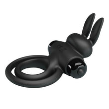 Carregar imagem no visualizador da galeria, Anel vibratório duplo para pénis e testículos - Vibrant penis ring III - Pretty Love
