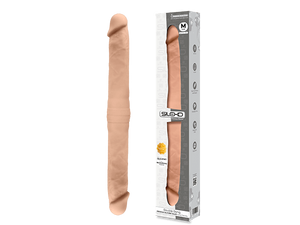 Dildo Realístico Duplo termo-reativo - Dual Density - M - 42,5 cm - SilexD
