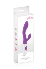Carregar imagem no visualizador da galeria, Vibrador Vaginal e Ponto G com Estimulador de Clitóris - Roxo - NAYA - Yoba
