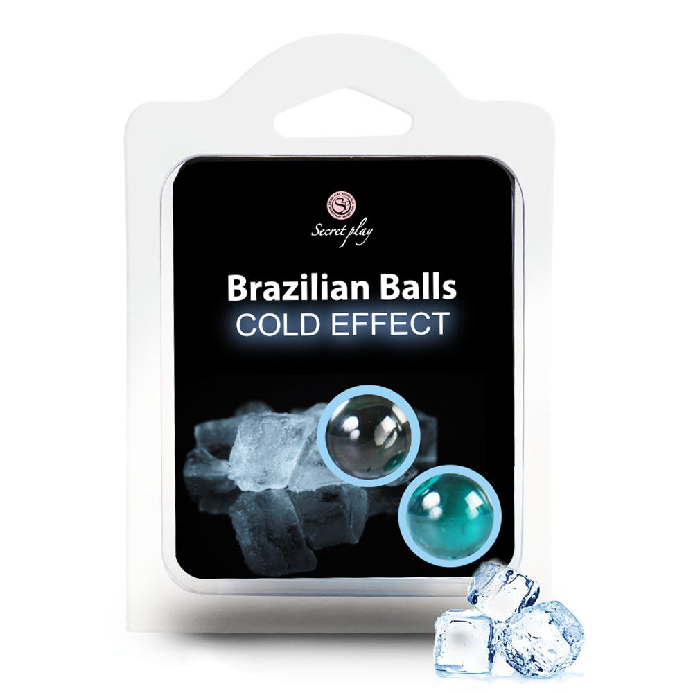 2 Bolas Lubrificantes Brazilian Balls - Efeito Frio – Secret Play