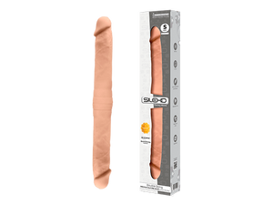 Dildo Realístico Duplo termo-reativo Dual Density - S - 38,5 cm - SilexD