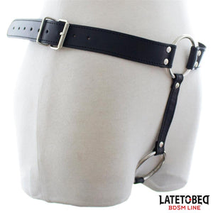 Cinto de castidade / Arnês tipo tanga - Ajustável - Chastity String Pants - Latetobed
