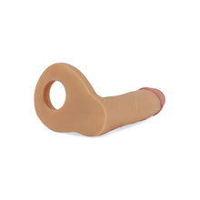 Carregar imagem no visualizador da galeria, Strap-on - Dildo para dupla penetração - 14 cm - The Ultra Soft Double
