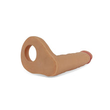 Carregar imagem no visualizador da galeria, Strap-on - Dildo para dupla penetração - 15.6 cm - The Ultra Soft Double
