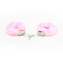 Carregar imagem no visualizador da galeria, Algemas de metal com pêlo - Rosa - Fur Love Cuffs
