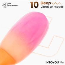 Carregar imagem no visualizador da galeria, Ovo vaginal vibratório com APP - Nexegg - Laranja e roxo - IntoYou
