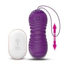 Carregar imagem no visualizador da galeria, Ovo vibratório vaginal com comando + Movimento de sobe e desce - Roxo - Orio
