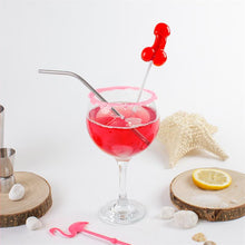 Carregar imagem no visualizador da galeria, Chupa de goma em forma de pénis - com 4.8% de álcool - Daiquiri de Morango - Secret Play
