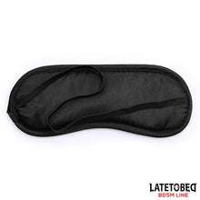 Carregar imagem no visualizador da galeria, Kit BDSM com 3 peças em preto - Feather bondage 3pcs set - Latetobed
