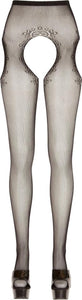 Collants com efeito cinto de ligas - Preto - Cottelli Collection Collants com efeito cinto de ligas - Preto - Cottelli Collection 